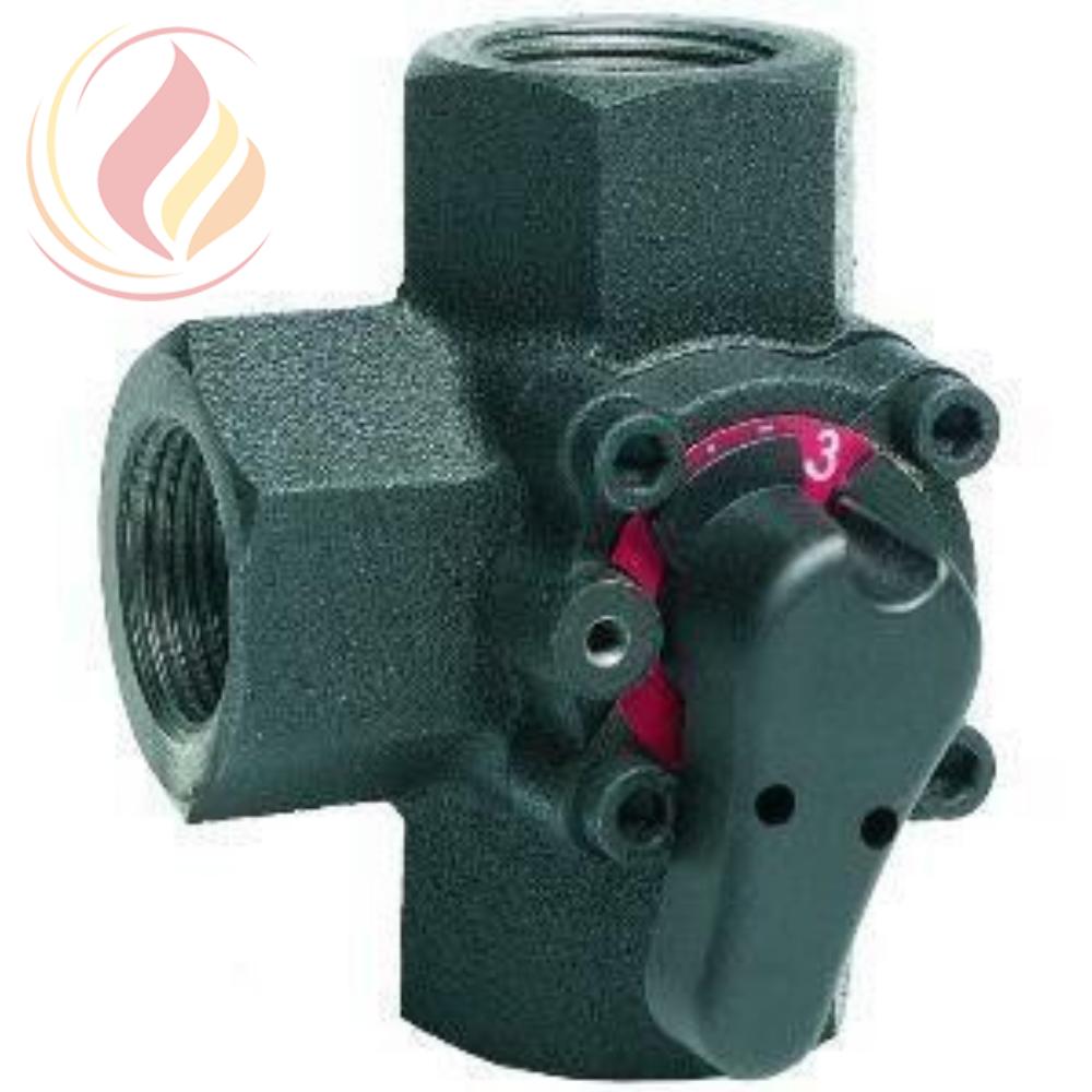 10267 Honeywell V5433A1049 Клапан трехходовой поворотный муфтовый, PN6, DN25, Kvs 10, 2…110 °C