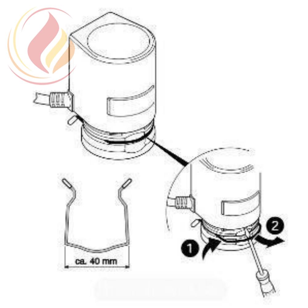 10366 Honeywell, MT4-024S-NC Термоэлектрический привод для зонного регулирования, 2-pt, 90Н, 24Vac, 2,5мм, 4мин, NC, 1 концевой выключатель