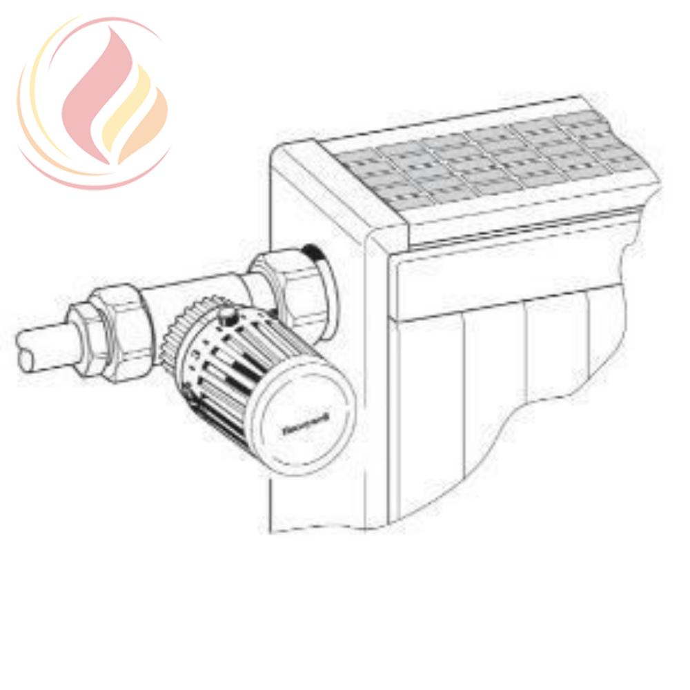 10438 Honeywell T1002W0 Thera-100 Термоголовка эконом для радиаторных клапанов, +6...+27°C, М30 х 1,5