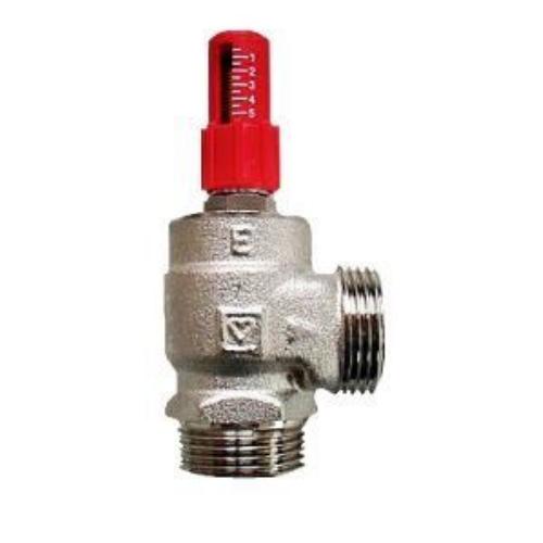 14954 HERZ 1400441 Клапан перепускной угловой, DN15, 3/4", наружная резьба